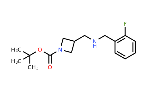 CAS 887590-08-1 | tert-Butyl 3-(((2-fluorobenzyl)amino)methyl)azetidine-1-carboxylate