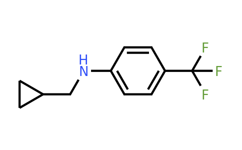 CAS 887590-10-5 | N-(Cyclopropylmethyl)-4-(trifluoromethyl)aniline