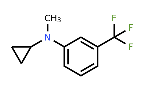 CAS 887590-43-4 | N-Cyclopropyl-N-methyl-3-(trifluoromethyl)aniline