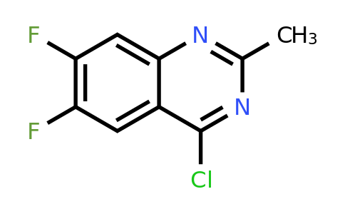 CAS 887592-02-1 | 4-Chloro-6,7-difluoro-2-methylquinazoline