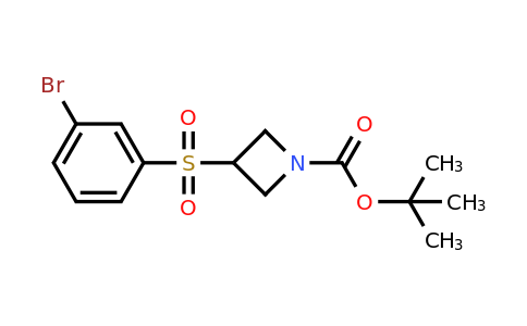 CAS 887593-56-8 | tert-Butyl 3-((3-bromophenyl)sulfonyl)azetidine-1-carboxylate