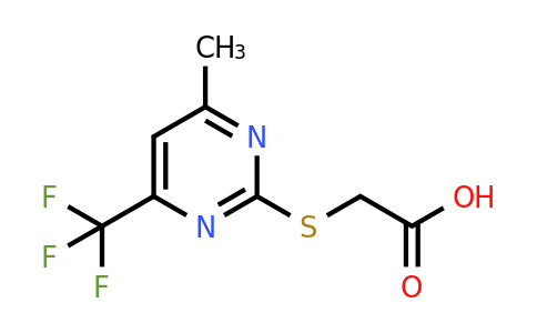 CAS 88768-46-1 | 2-((4-Methyl-6-(trifluoromethyl)pyrimidin-2-yl)thio)acetic acid