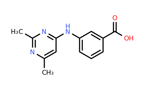 CAS 887686-71-7 | 3-((2,6-Dimethylpyrimidin-4-yl)amino)benzoic acid