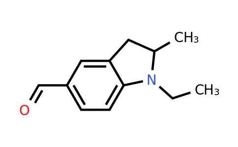 CAS 887690-40-6 | 1-Ethyl-2-methylindoline-5-carbaldehyde