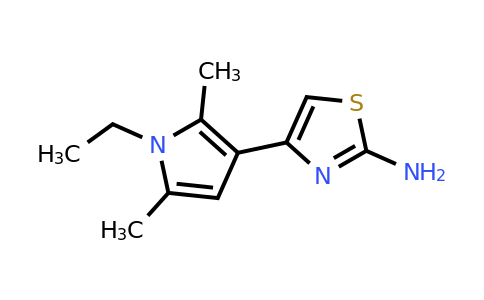 CAS 887694-90-8 | 4-(1-Ethyl-2,5-dimethyl-1H-pyrrol-3-yl)thiazol-2-amine