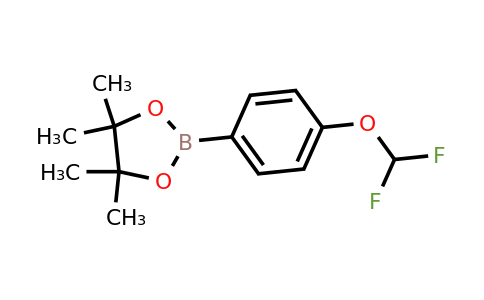 CAS 887757-48-4 | 2-(4-(Difluoromethoxy)phenyl)-4,4,5,5-tetramethyl-1,3,2-dioxaborolane