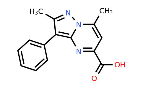 CAS 887833-47-8 | 2,7-dimethyl-3-phenylpyrazolo[1,5-a]pyrimidine-5-carboxylic acid