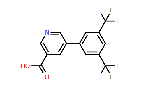 CAS 887973-38-8 | 5-(3,5-Bis(trifluoromethyl)phenyl)-nicotinic acid