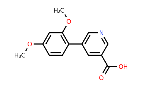 CAS 887973-40-2 | 5-(2,4-Dimethoxyphenyl)pyridine-3-carboxylic acid