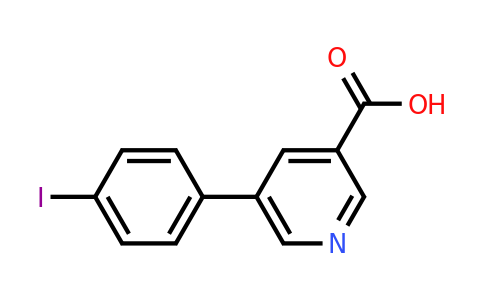 CAS 887973-48-0 | 5-(4-Iodophenyl)pyridine-3-carboxylic acid