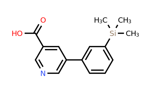 CAS 887973-50-4 | 5-[3-(Trimethylsilyl)phenyl]pyridine-3-carboxylic acid