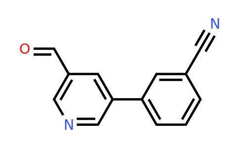 CAS 887973-56-0 | 3-(5-Formylpyridin-3-YL)benzonitrile