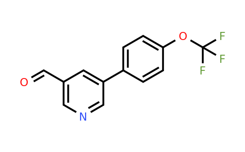 CAS 887973-59-3 | 5-(4-(Trifluoromethoxy)phenyl)nicotinaldehyde