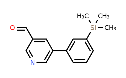 CAS 887973-81-1 | 5-[3-(Trimethylsilyl)phenyl]pyridine-3-carbaldehyde