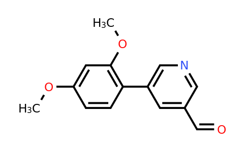 CAS 887973-83-3 | 5-(2,4-Dimethoxyphenyl)pyridine-3-carbaldehyde