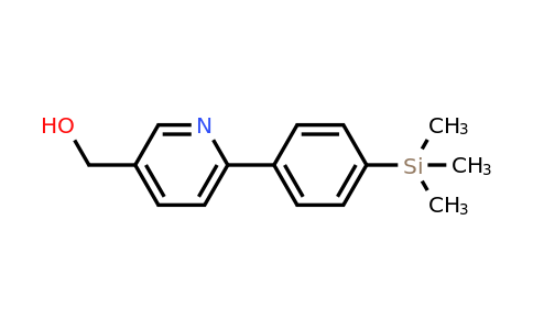 CAS 887974-60-9 | (6-[4-(Trimethylsilyl)phenyl]pyridin-3-YL)methanol
