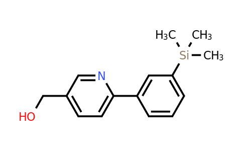 CAS 887974-82-5 | (6-[3-(Trimethylsilyl)phenyl]pyridin-3-YL)methanol