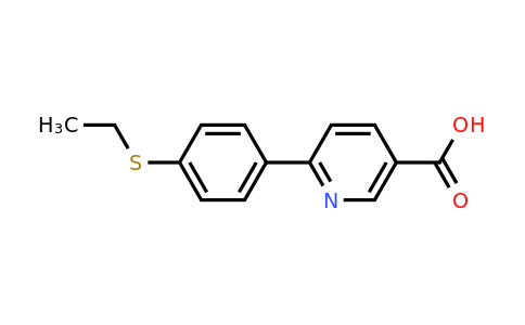 CAS 887976-40-1 | 6-(4-Ethylthiophenyl)nicotinic acid