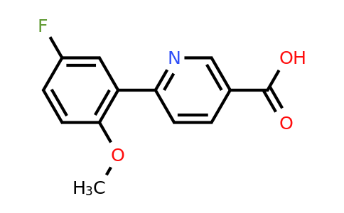 CAS 887976-43-4 | 6-(5-Fluoro-2-methoxyphenyl)nicotinic acid