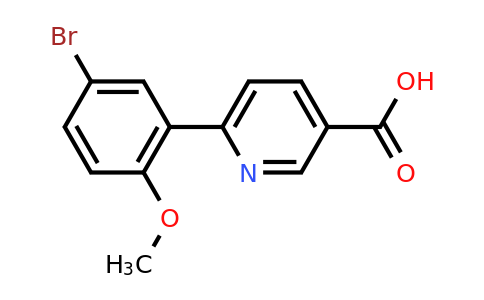 CAS 887976-46-7 | 6-(5-Bromo-2-methoxyphenyl)pyridine-3-carboxylic acid