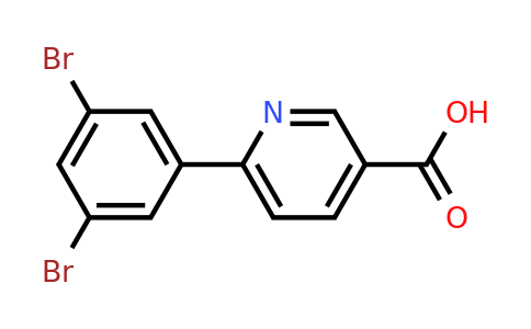CAS 887976-49-0 | 6-(3,5-Dibromophenyl)pyridine-3-carboxylic acid