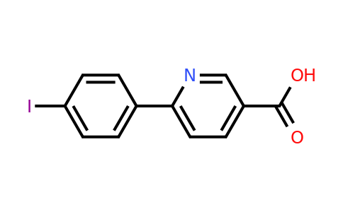 CAS 887976-61-6 | 6-(4-Iodophenyl)pyridine-3-carboxylic acid