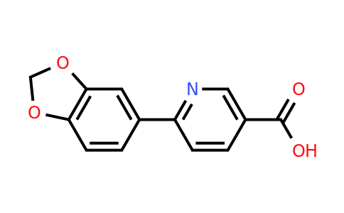 CAS 887976-73-0 | 6-(3,4-Methylenedioxyphenyl)nicotinic acid