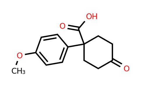 CAS 887978-56-5 | 1-(4-Methoxyphenyl)-4-oxocyclohexanecarboxylic acid