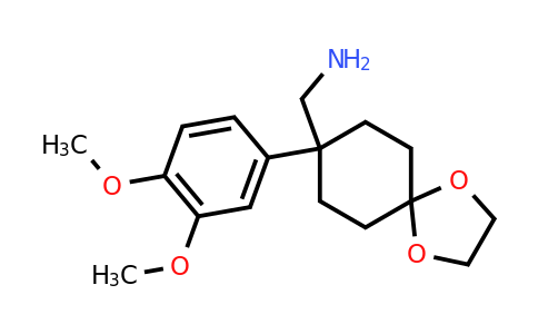 CAS 887978-91-8 | 1-[8-(3,4-Dimethoxyphenyl)-1,4-dioxaspiro[4.5]dec-8-YL]methanamine