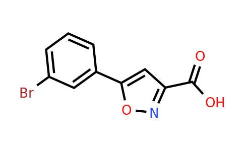 CAS 887979-15-9 | 5-(3-Bromophenyl)isoxazole-3-carboxylic acid