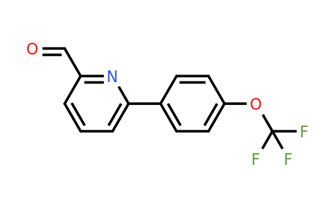 CAS 887979-25-1 | 6-(4-(Trifluoromethoxy)phenyl)picolinaldehyde