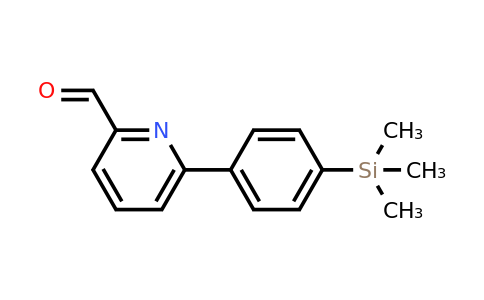 CAS 887979-41-1 | 6-[4-(Trimethylsilyl)phenyl]pyridine-2-carbaldehyde