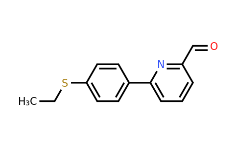 CAS 887979-61-5 | 6-[4-(Ethylthio)phenyl]pyridine-2-carbaldehyde