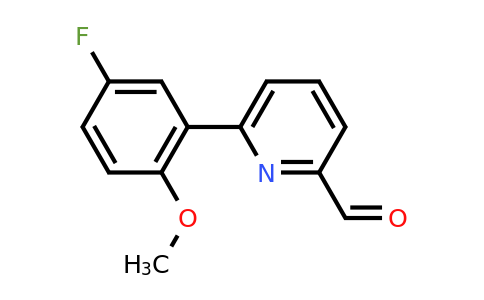 CAS 887979-65-9 | 6-(5-Fluoro-2-methoxyphenyl)pyridine-2-carbaldehyde