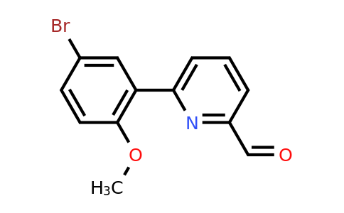 CAS 887979-69-3 | 6-(5-Bromo-2-methoxyphenyl)pyridine-2-carbaldehyde
