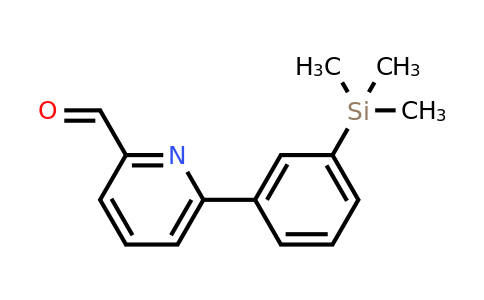 CAS 887979-96-6 | 6-[3-(Trimethylsilyl)phenyl]pyridine-2-carbaldehyde