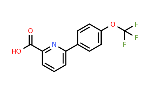 CAS 887982-16-3 | 6-(4-(Trifluoromethoxy)phenyl)picolinic acid