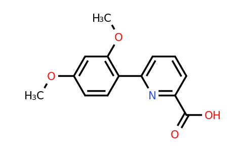 CAS 887982-90-3 | 6-(2,4-Dimethoxyphenyl)picolinic acid
