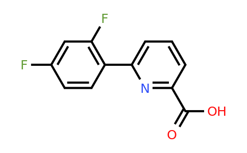 CAS 887983-05-3 | 6-(2,4-Difluorophenyl)picolinic acid