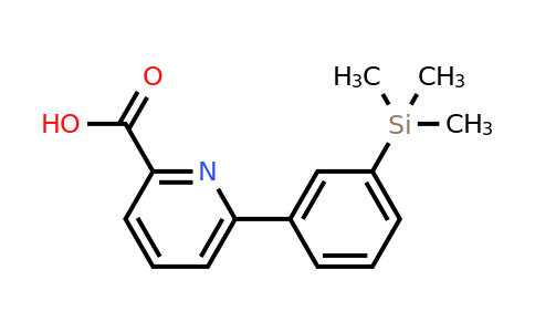 CAS 887983-33-7 | 6-[3-(Trimethylsilyl)phenyl]pyridine-2-carboxylic acid