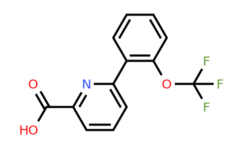 CAS 887983-48-4 | 6-[2-(Trifluoromethoxy)phenyl]-2-pyridinecarboxylic acid
