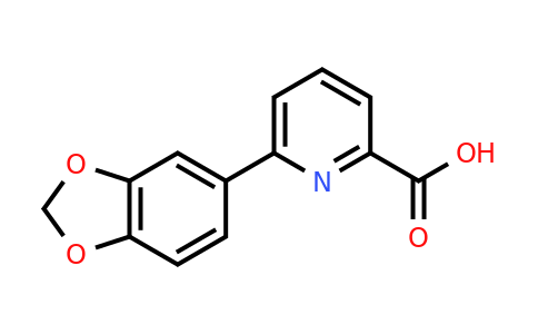 CAS 887983-53-1 | 6-(3,4-Methylenedioxyphenyl)picolinic acid