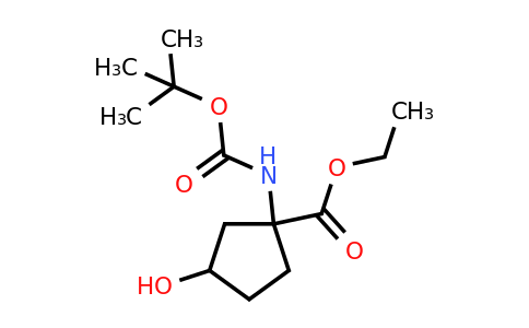 CAS 887986-01-8 | Ethyl 1-[(tert-butoxycarbonyl)amino]-3-hydroxycyclopentanecarboxylate
