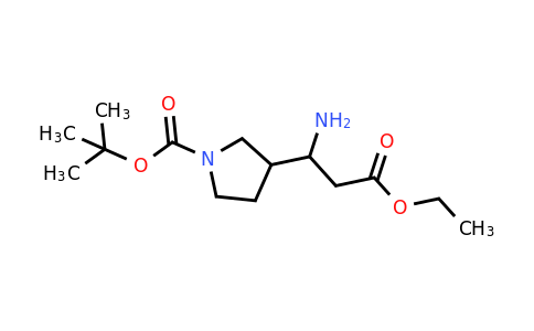 CAS 887986-07-4 | 3-(1-Amino-2-ethoxycarbonyl-ethyl)-pyrrolidine-1-carboxylic acid tert-butyl ester