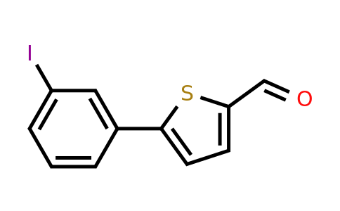 CAS 887986-23-4 | 5-(3-Iodophenyl)thiophene-2-carbaldehyde