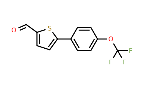 CAS 887986-29-0 | 5-[4-(Trifluoromethoxy)phenyl]thiophene-2-carbaldehyde