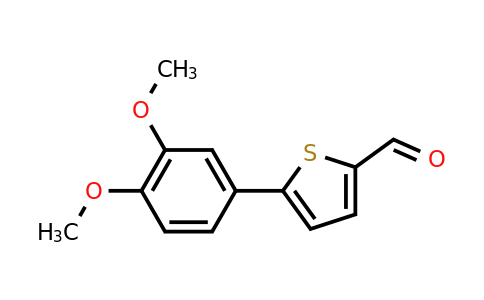 CAS 887986-85-8 | 5-(3,4-Dimethoxyphenyl)thiophene-2-carbaldehyde