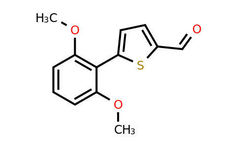 CAS 887987-02-2 | 5-(2,6-Dimethoxyphenyl)thiophene-2-carbaldehyde