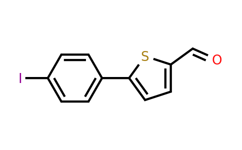 CAS 887987-37-3 | 5-(4-Iodophenyl)thiophene-2-carbaldehyde