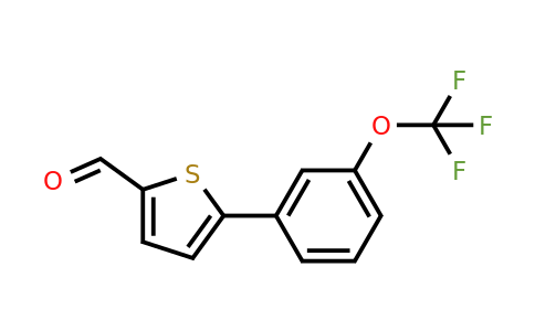 CAS 887987-48-6 | 5-[3-(Trifluoromethoxy)phenyl]thiophene-2-carbaldehyde